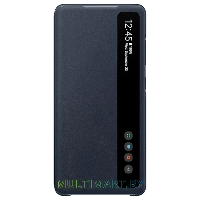 Чехол Samsung Smart Clear View Cover для Galaxy S20 FE (темно-синий)